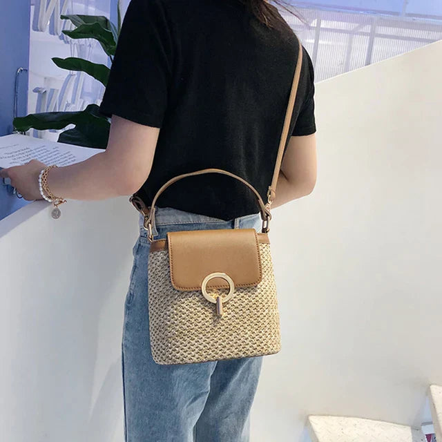 Kuala Lumpur | Sommerlicher Strohsack für Damen