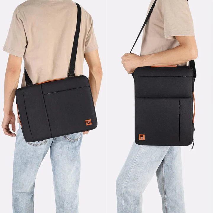 Kigali | Convertible Umhänge‑Laptop‑Tasche Grau