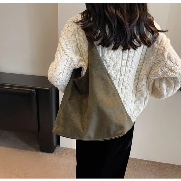 Rome | Elegante Wildleder-Umhängetasche