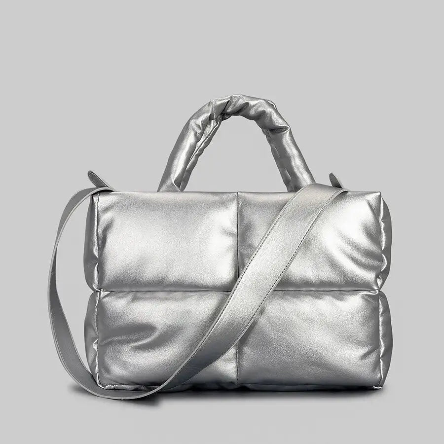 Erfurt | Braune Puffer Schultertasche