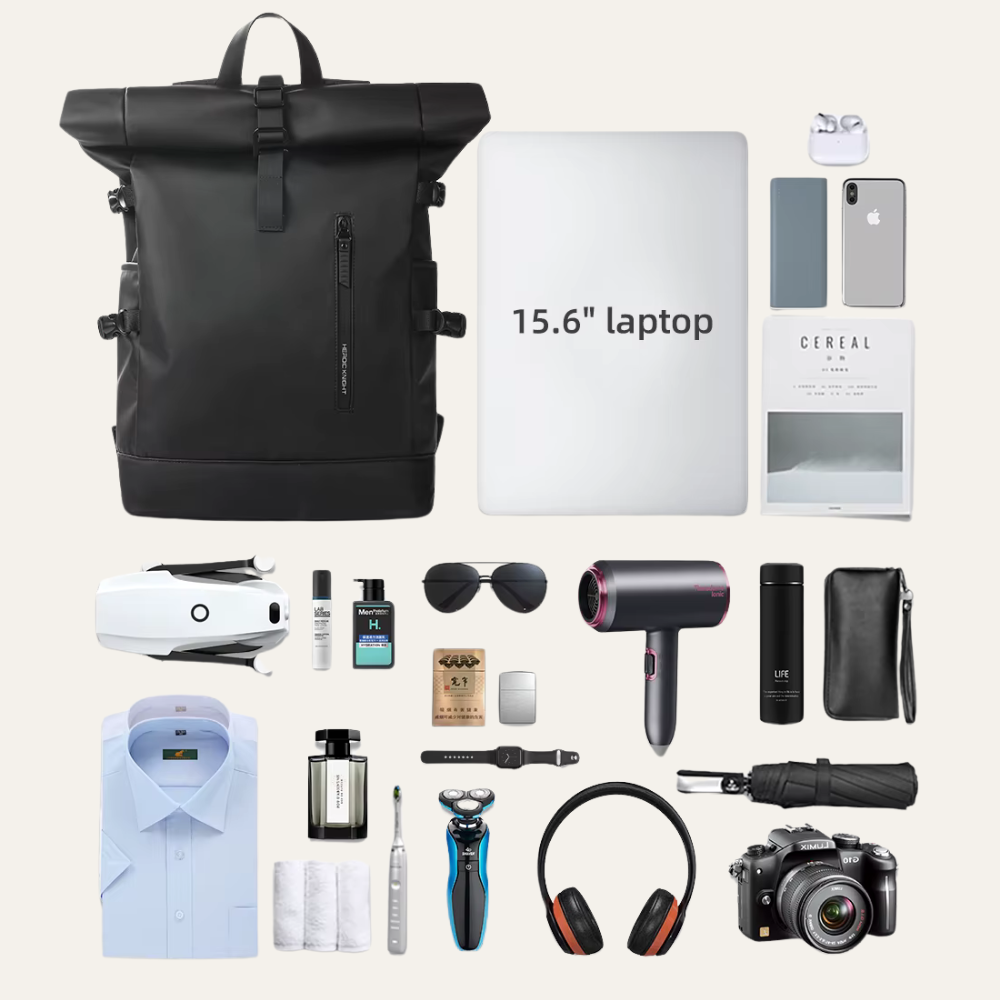 Lusaka | Wasserdichter Roll‑Top Rucksack