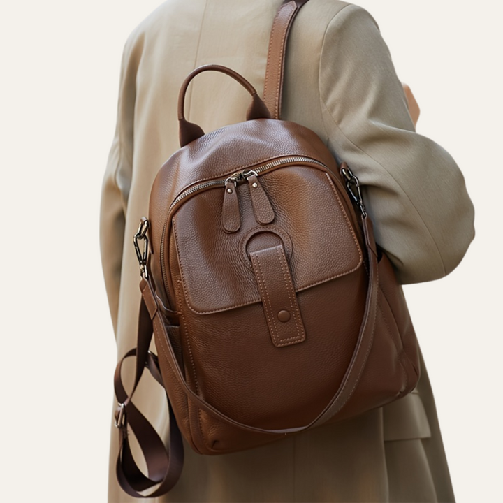 Maputo | Vintage Leder Damenrucksack