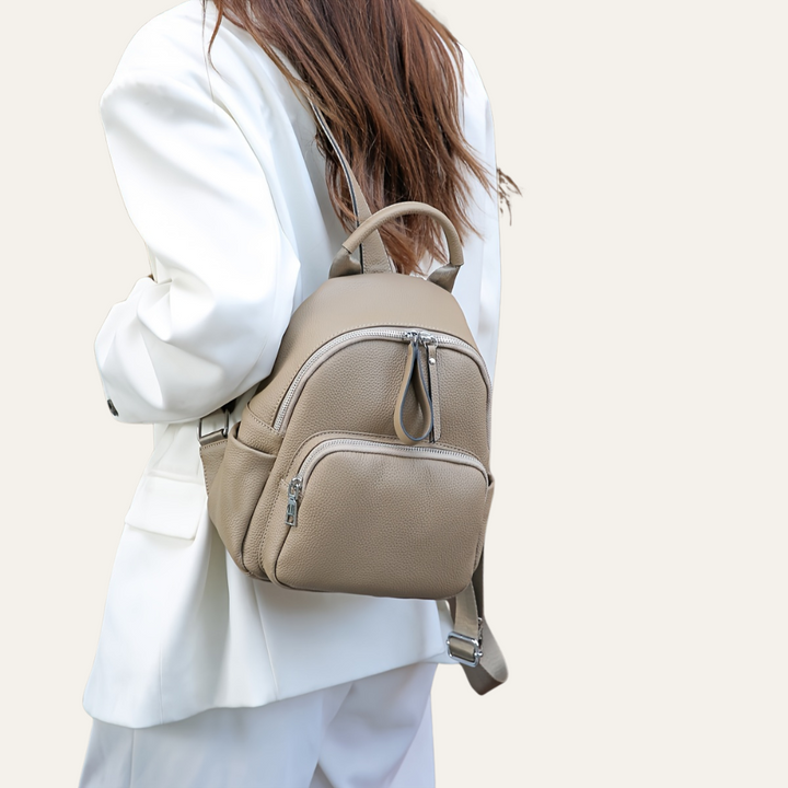 Bergen | Eleganter Lederrucksack für Damen
