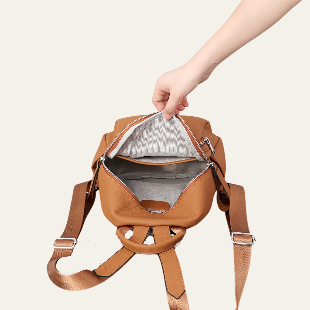 Bergen | Eleganter Lederrucksack für Damen