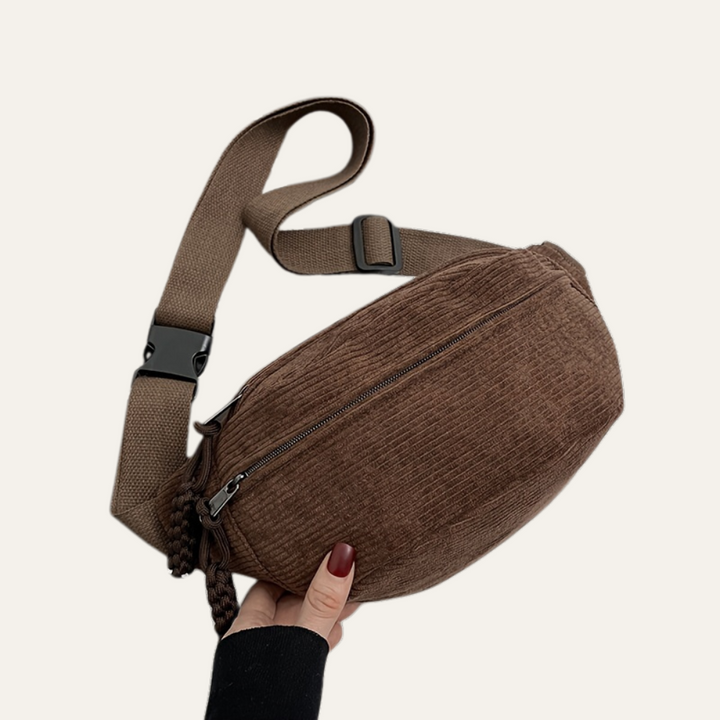 Brno | Samt‑Gürteltasche für Damen