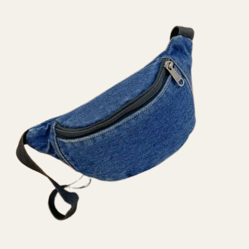 Busan | Mädchen Gürteltasche Denim kompakt