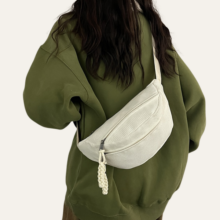 Brno | Samt‑Gürteltasche für Damen