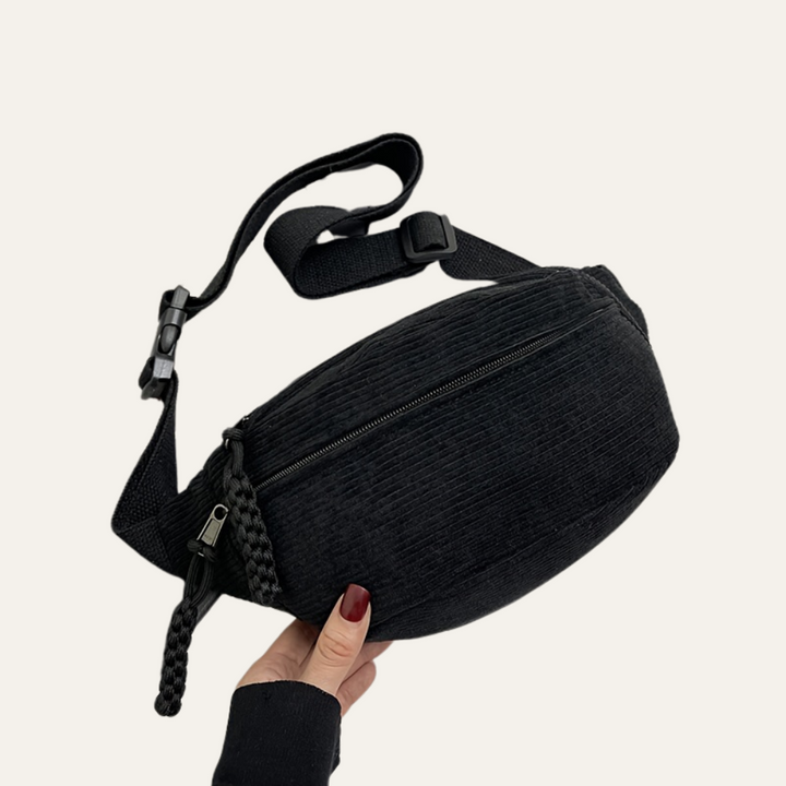 Brno | Samt‑Gürteltasche für Damen