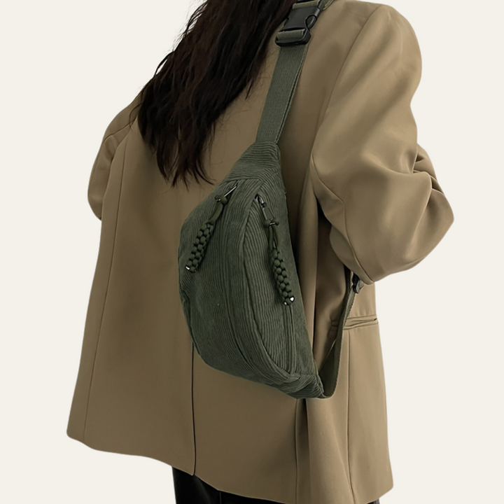Brno | Samt‑Gürteltasche für Damen