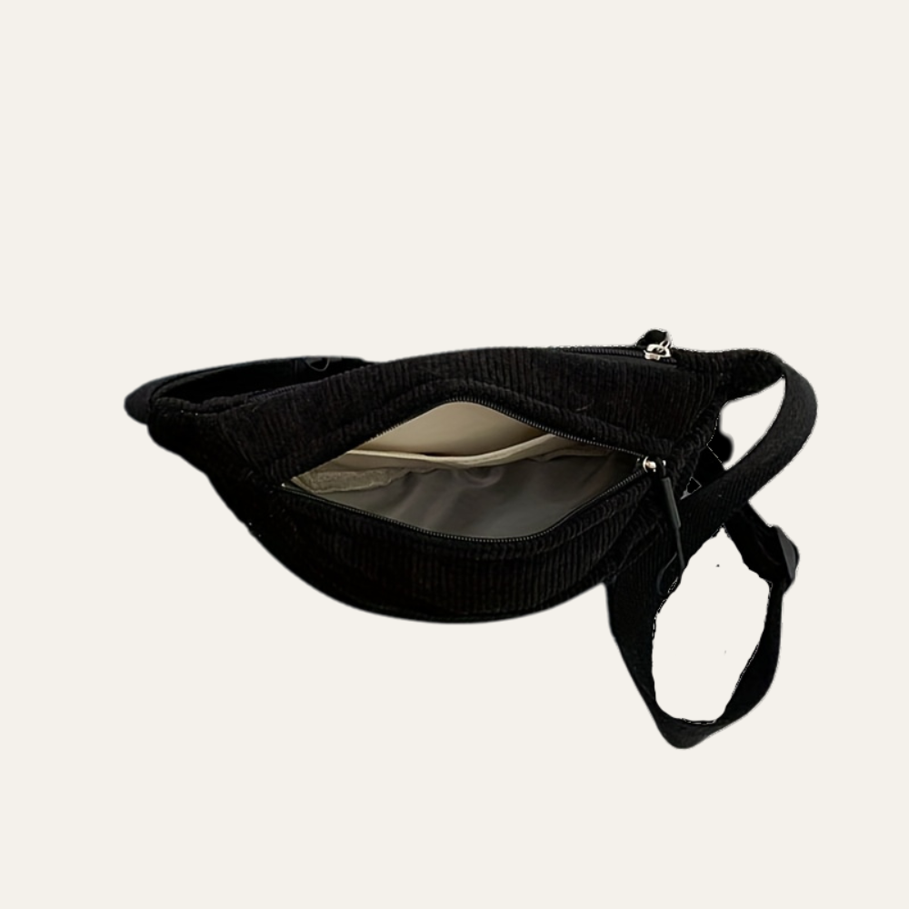 Brno | Samt‑Gürteltasche für Damen