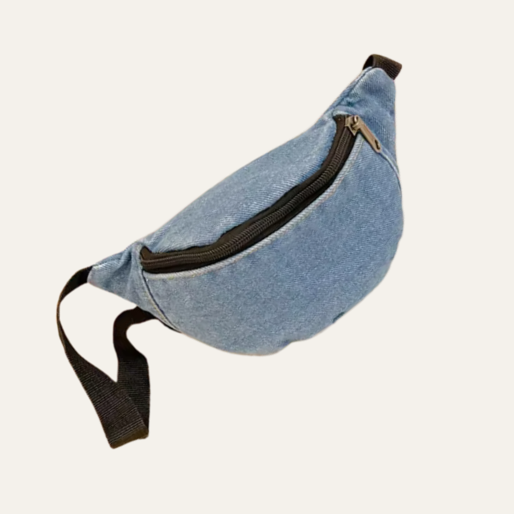 Busan | Mädchen Gürteltasche Denim kompakt
