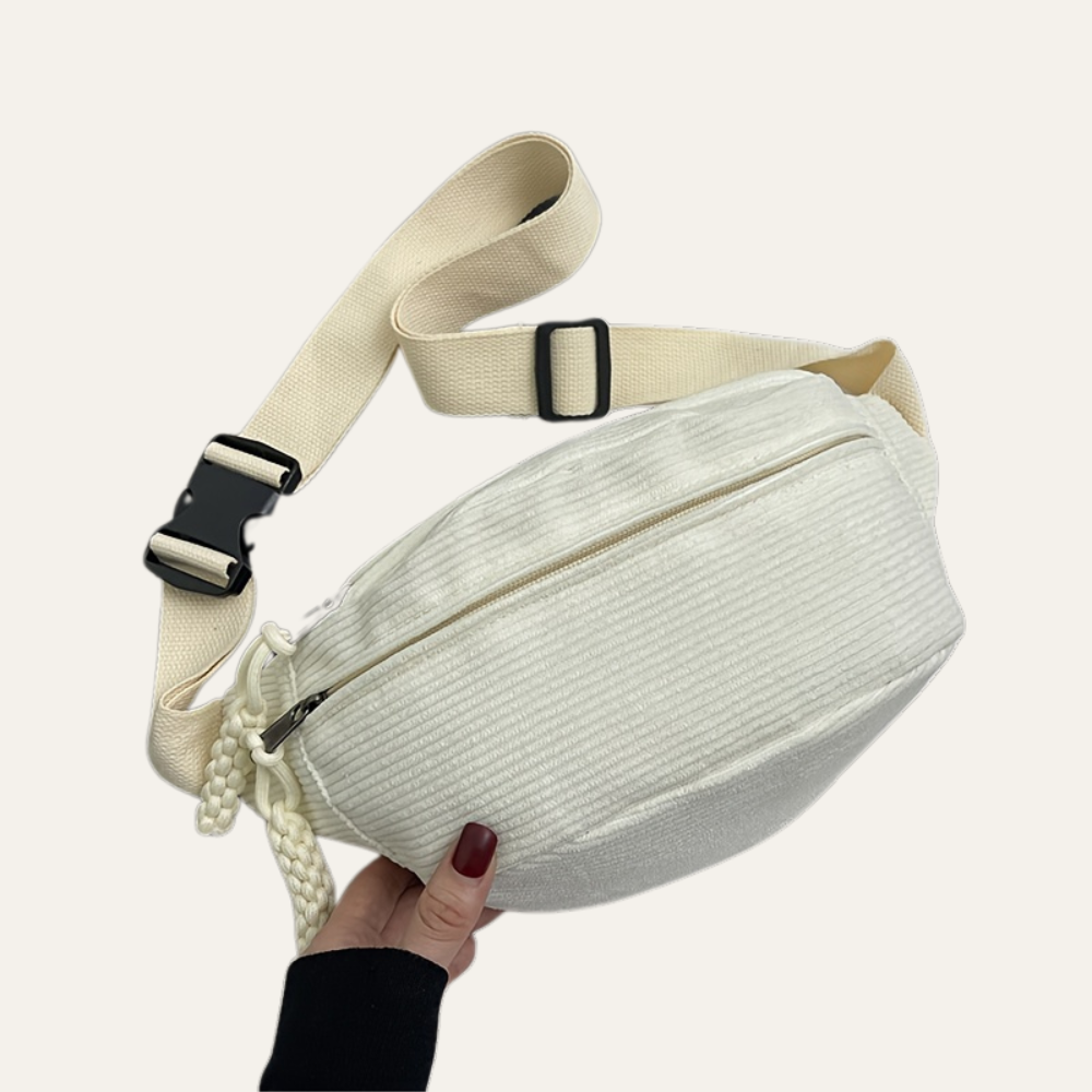 Brno | Samt‑Gürteltasche für Damen