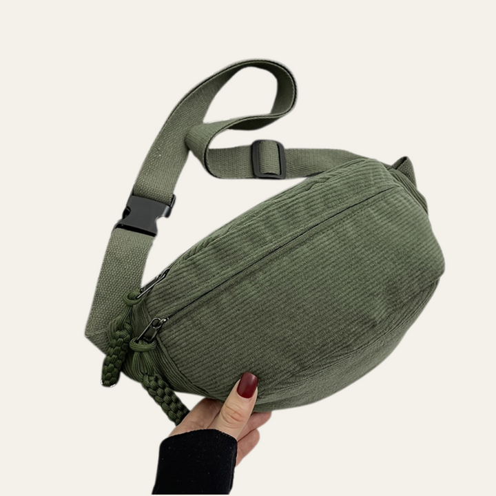 Brno | Samt‑Gürteltasche für Damen