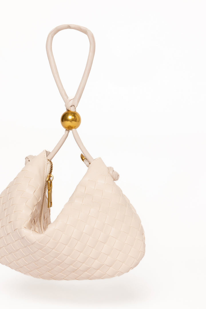 Valparaíso | Flecht‑Handtasche mit Luxus‑Futter