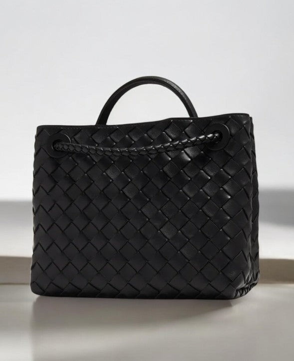 Assisi  | Geflochtene Leder‑Midi‑Tote