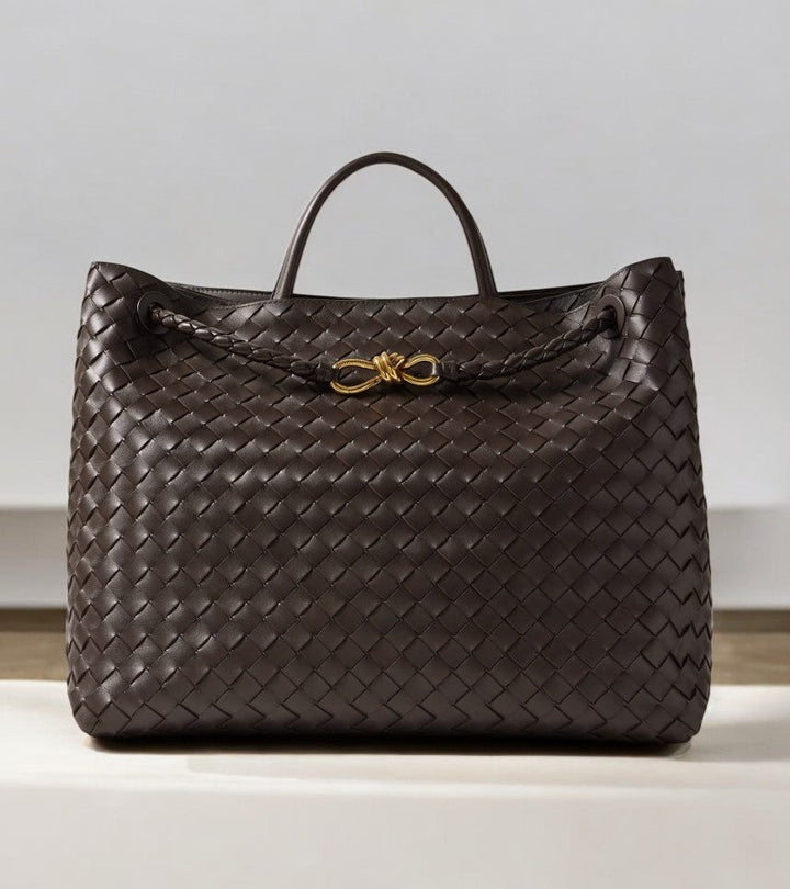 Assisi  | Geflochtene Leder‑Midi‑Tote