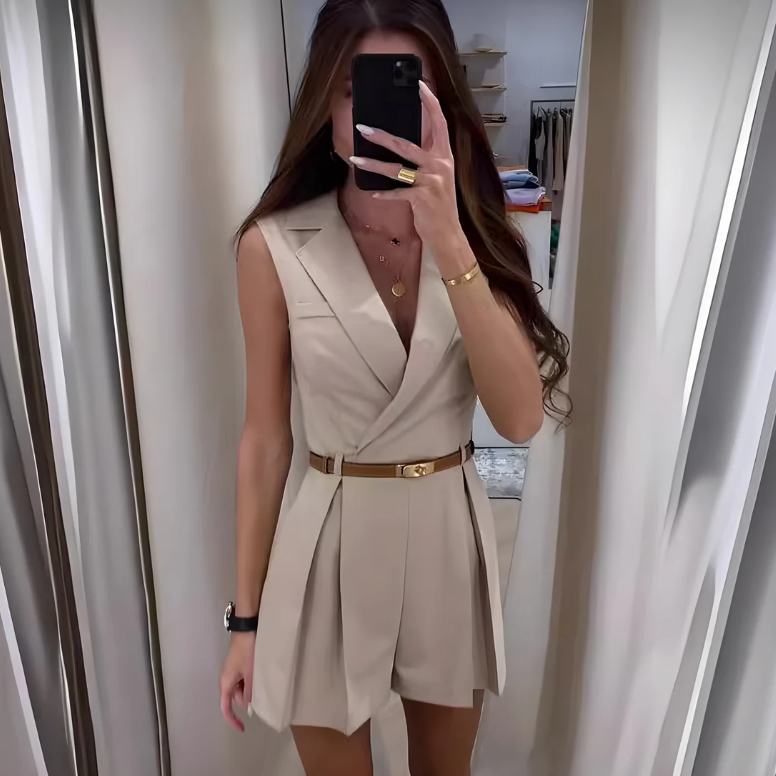 Oleria | Ärmelloser Einteiler Damen