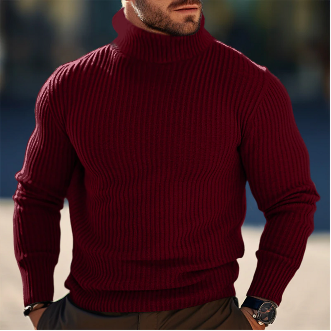 Markelle | Weiche Herren Rollkragenstrickpullover
