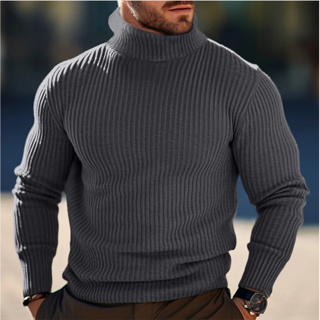 Markelle | Weiche Herren Rollkragenstrickpullover