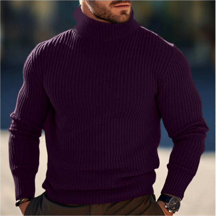 Markelle | Weiche Herren Rollkragenstrickpullover