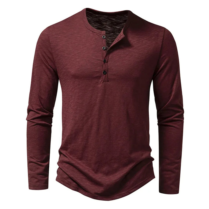 Elric | Langarm Henley-Shirt Herren