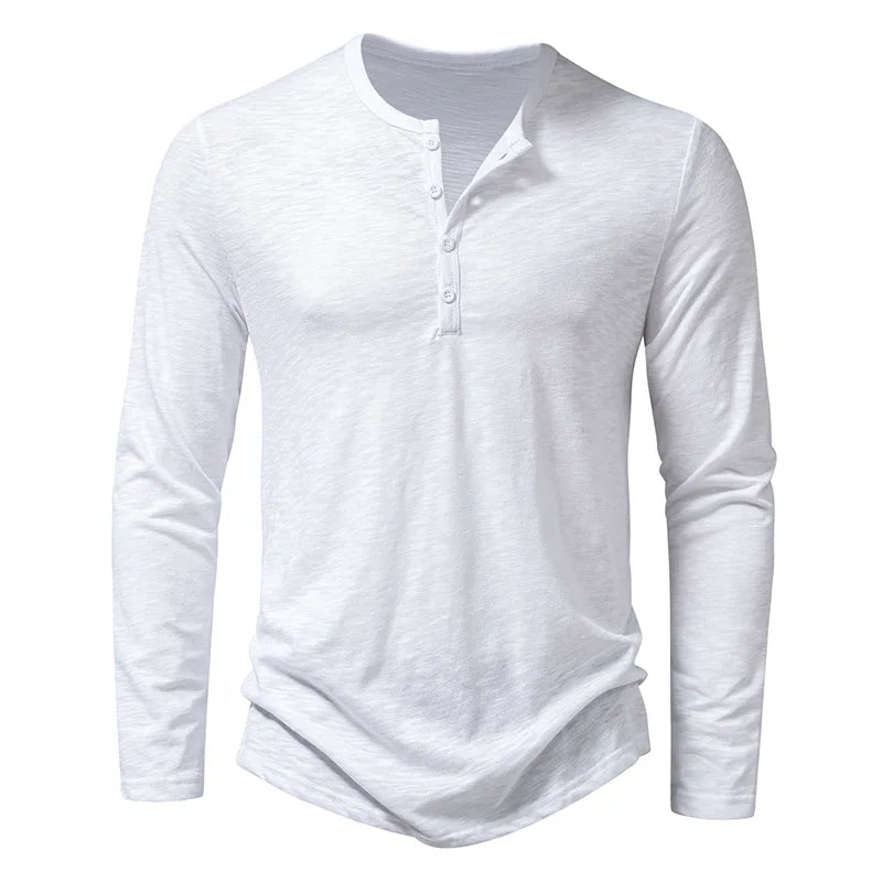 Elric | Langarm Henley-Shirt Herren