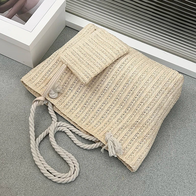 Tehran | Große Rieten-Strandtasche
