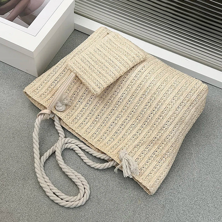 Tehran | Große Rieten-Strandtasche
