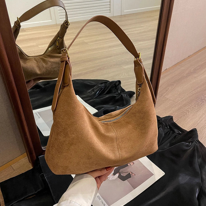 Zürich | Velours Handtasche für Stilbewusste