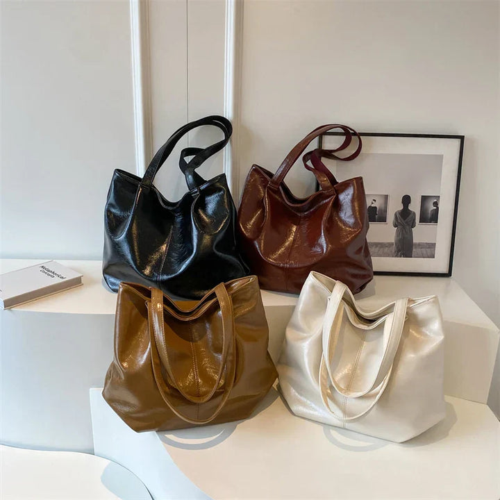 Wellington | Elegante Einkaufstasche PU-Leder
