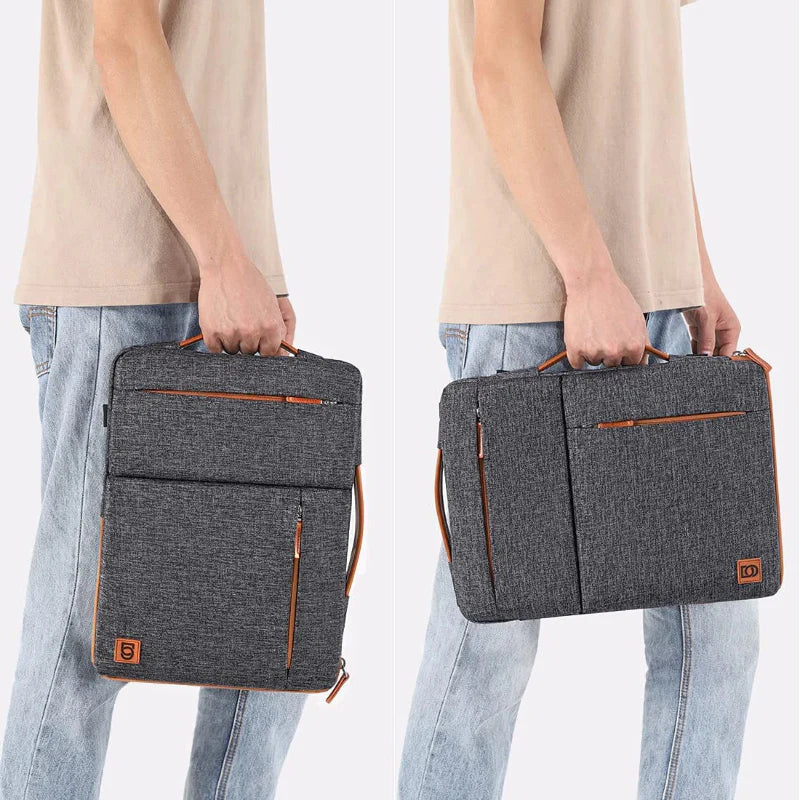 Kigali | Convertible Umhänge‑Laptop‑Tasche Grau