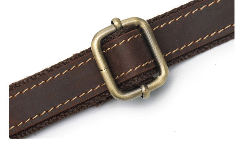 Borama | Retro Schultertasche aus Rindsleder