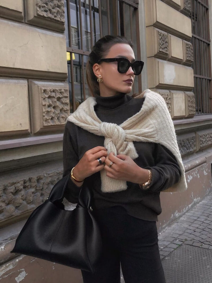 Rivera | Strukturierte vegane Handtasche