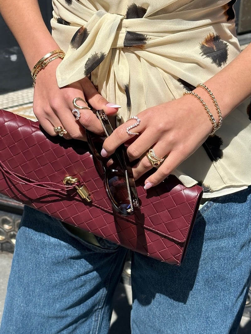 Tórshavn | Geflochtene Damen‑Mini‑Tasche