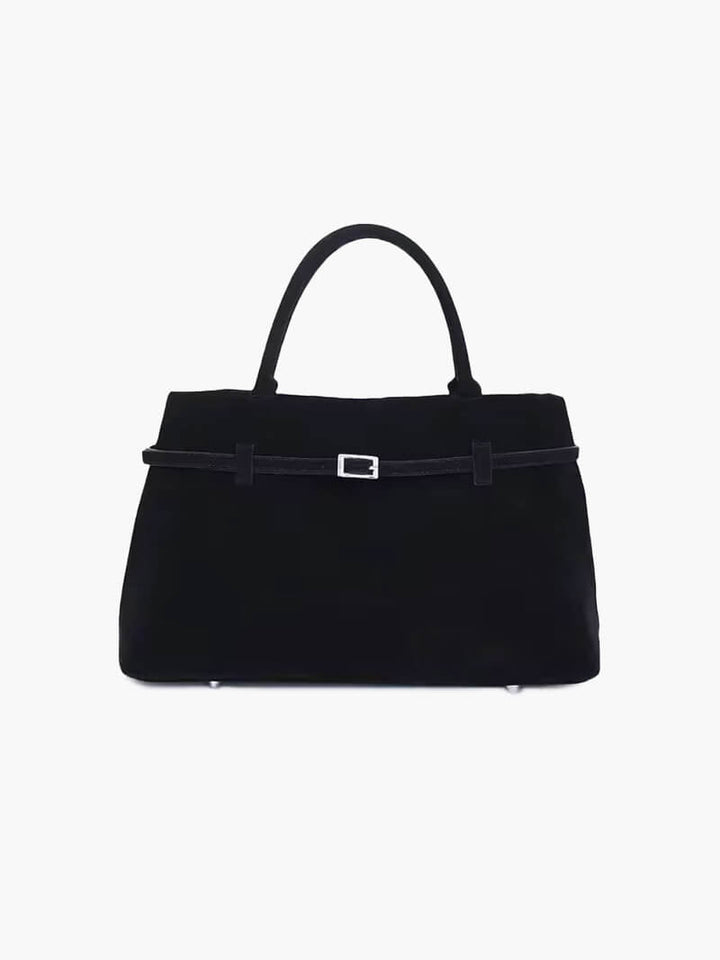 Ulsan | Braune Wildleder Handtasche