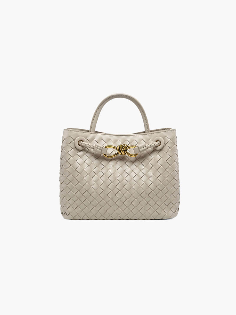 Mangilao | Gewebte vegane Tote Bag mit Golddetail