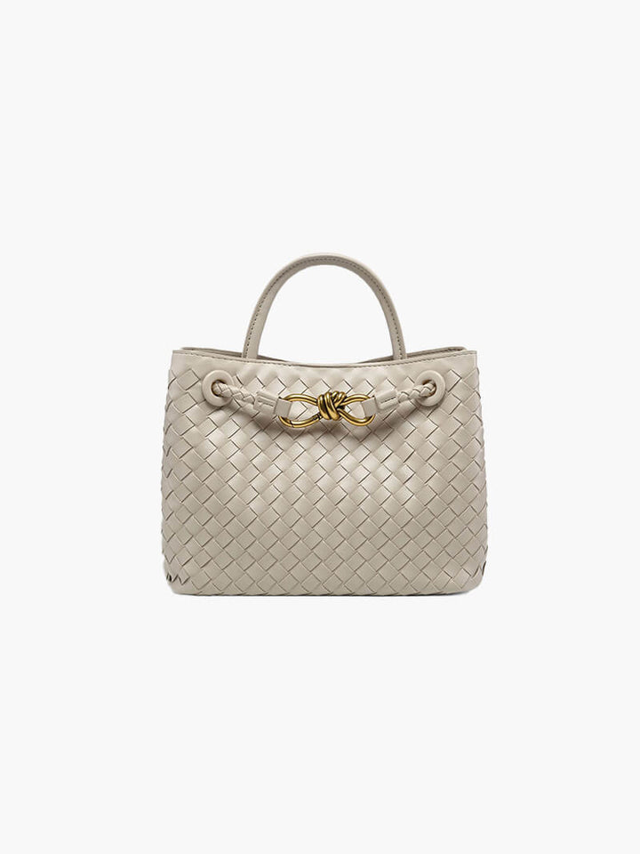 Mangilao | Gewebte vegane Tote Bag mit Golddetail