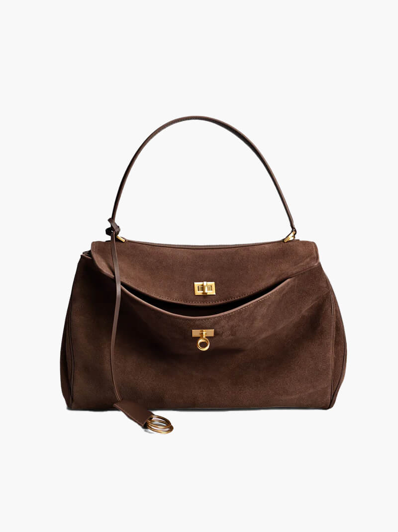 Zarzis | Elegante Handtasche aus veganem Wildleder