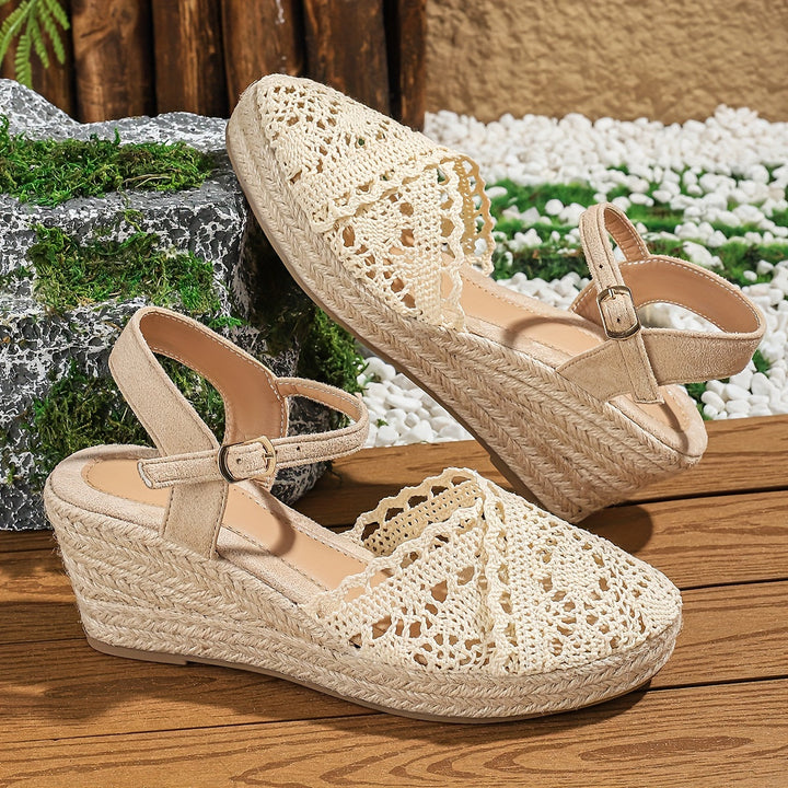 Adelaid | Elegante Sommer-Keil-Sandale