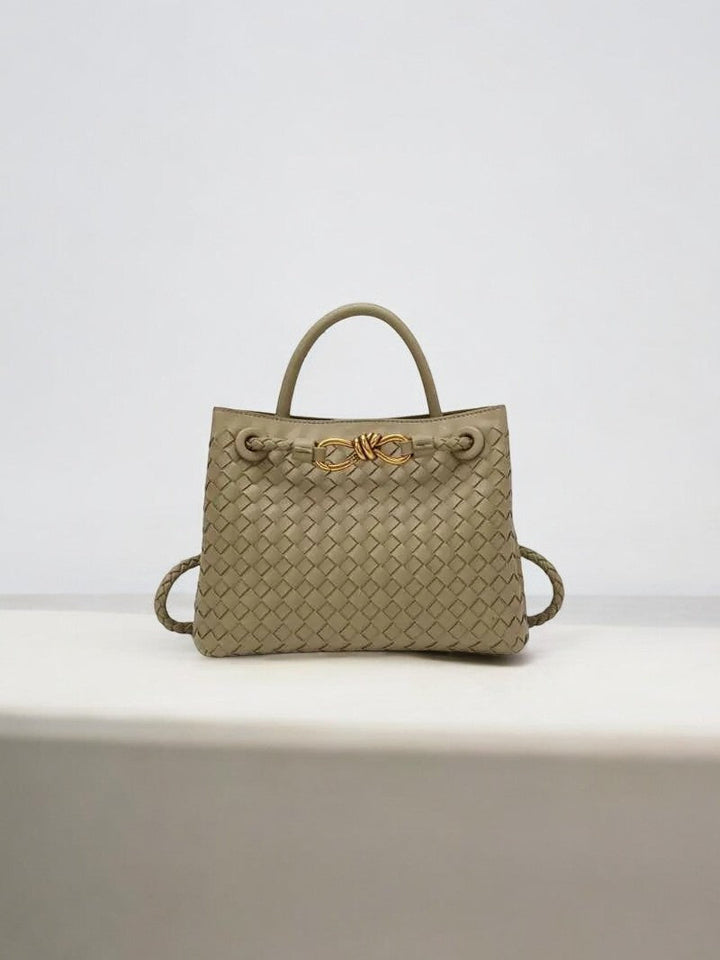 Assisi  | Geflochtene Leder‑Midi‑Tote