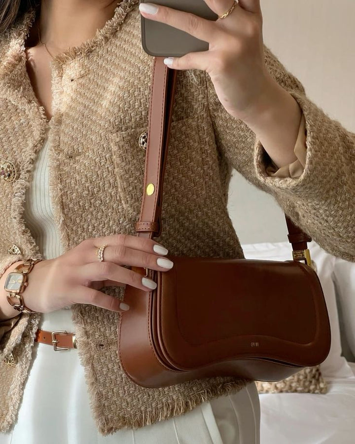 Baqubah | Minimalistische vegane Schultertasche