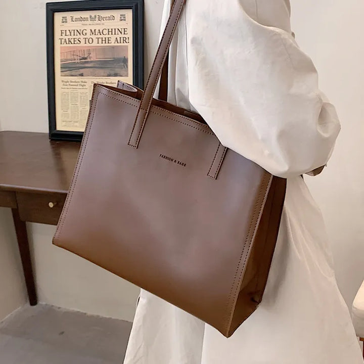 Nara | Strukturierte Ledertasche mit Fächern