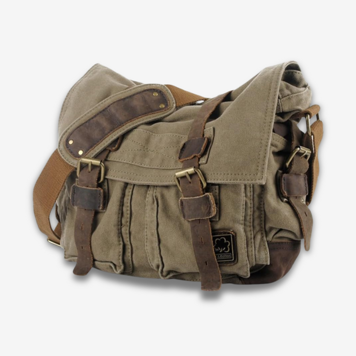 Gelsenkirchen | Vintage Canvas Messenger Laptop Tasche