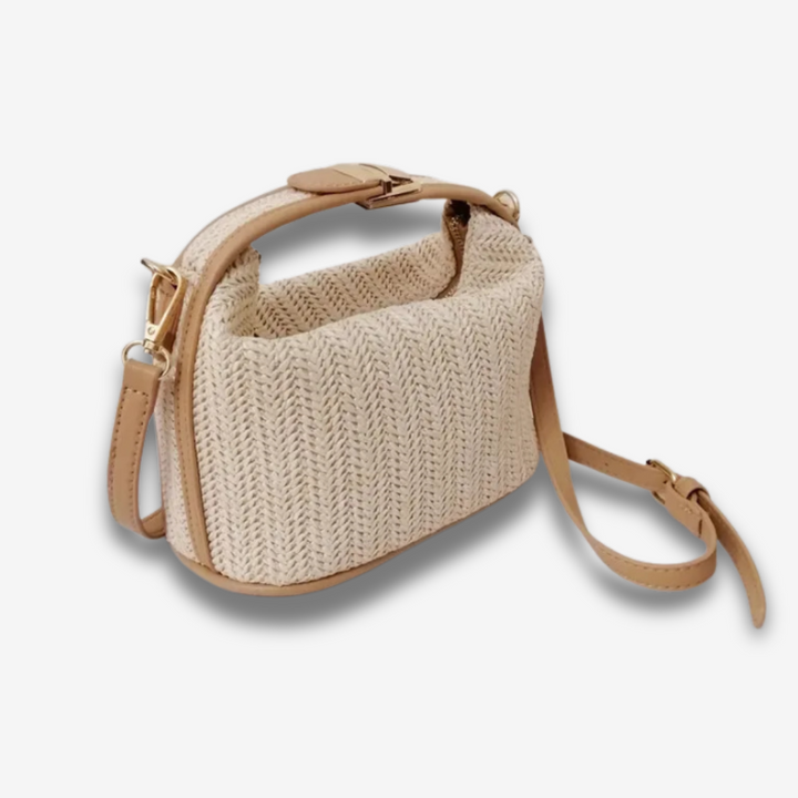 Jakarta | Boho Crossbody-Tasche aus Stroh