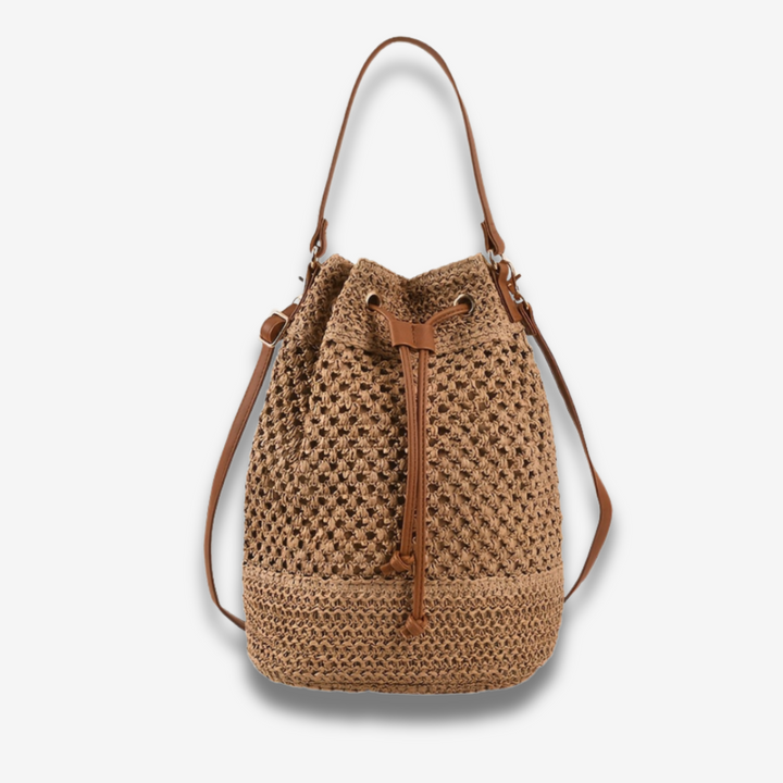 Dodoma | Raphia‑Bucket‑Bag mit Kordel