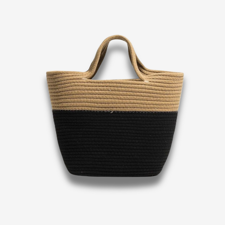 Lambarene | Zweifarbige Rope Tote Tasche