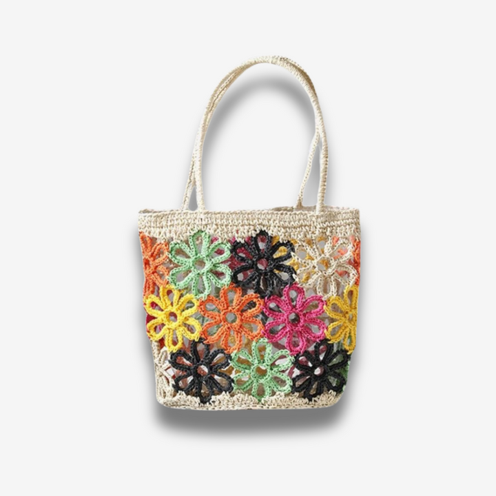 Mbouda | handgewebte Leder‑Half‑Moon Bag
