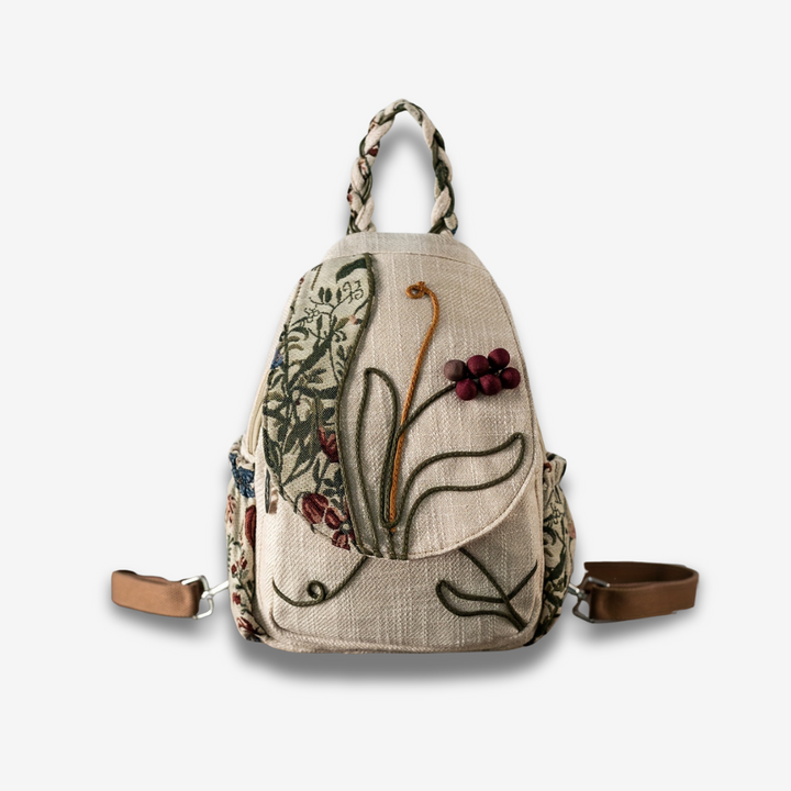 Hangzhou | Handgefertigter Ethno-Rucksack mit Stickerei