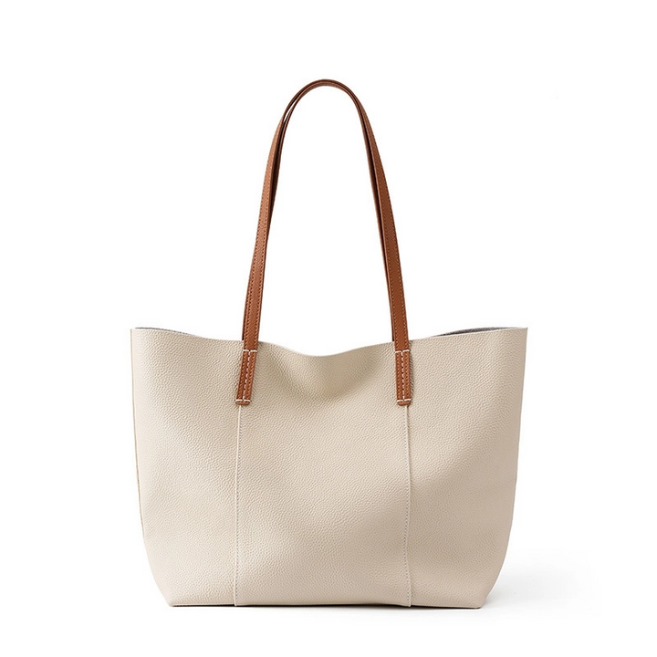 Potosí | Elegante Taupe Ledertragetasche