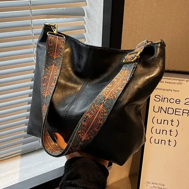 Mumbai | Stylische Vintage Schultertasche